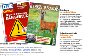 Vignette - Printemps 2026 : les recherches du L2A sur la contamination des agro-systèmes aquatiques relayées par la presse grand public